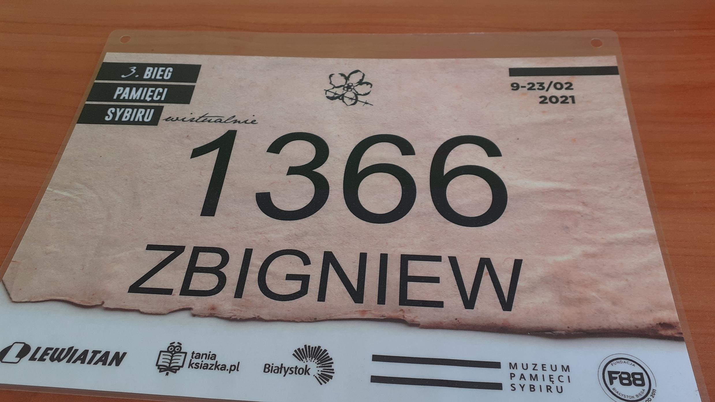 Osiągnięcie: Bieg Pamięci Sybiru 2021